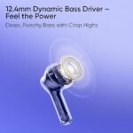 realme Buds T200 Lite (Volt Black, TWS) | Quad Mic with AI ENC | Up to 48H Total Playback, Fast Charge | Low Latency Gaming Mode | Google Fast Pair | Bluetooth 5.3 | IPX4 | Comfortable All-Day Fit (Black)