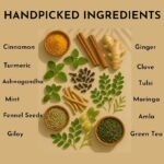 Colvod Ayurvedic Herbal Green Tea | Green Tea with Turmeric, Ashwagandha, Giloy, Amla & Mint | Immunity Booster, Antioxidant-Rich, Detox & Digestive Support | 100 Tea Bags