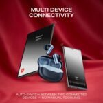 boAt Airdopes Prime 701 ANC (2025 Launch),46dB Hybrid ANC, 50Hr Battery, Real Spatial Audio,Multidevice Connect,App Support, Bluetooth Earbuds, TWS Ear Buds Wireless Earphones with mic (Blue)