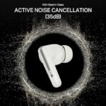 boAt Airdopes 141 Elite ANC (2025), ANC(~35dB), 4Mics ENx Tech, 42H Battery, Fast Charge,Stream Ad Free Music via App Support, IPX5, Bluetooth Earbuds, TWS Ear Buds Wireless Earphones with mic (White)