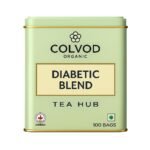 Colvod Indian Chai – Anti Diabetic Tea 100 Bags | With Gymnema, Giloy, Jamun Seed, Bitter Melon & More | Herbal Infusion for Blood Sugar Balance, Liver Support & Immunity | Herbal Blend