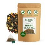 colvod-  Herbal Black Root Tea - Relieves Headache - Eases PMS - Pure & Natural - Luxury Herbal black Tea ( 50bag,100bag,250gm,500gm))