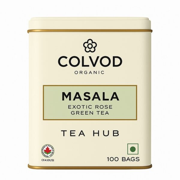 Colvod Masala Exotic Rose Green Tea With (100 Bags)