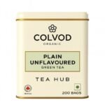Colvod Organic India Tulsi Green Tea Lemon Ginger - 100 Tea bags, Herbal Blend with Green-Tea, Tulsi, Lemon & Ginger, Supports Digestion, Refreshing Taste, Natural Ingredients