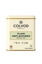 Colvod Organic India Tulsi Green Tea Lemon Ginger - 100 Tea bags, Herbal Blend with Green-Tea, Tulsi, Lemon & Ginger, Supports Digestion, Refreshing Taste, Natural Ingredients