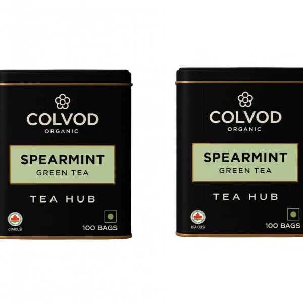 Colvod Spearmint Leaf Tea Bag - Helps With Hormonal Imbalance, Facial Hair, And Memory | Spearmint Loose Leaf ((200 Tea Bags - 6Month Pack))