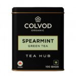 Volcod Tea - Helps With Hormonal Imbalance, Facial Hair, And Pcos | Spearmint Tea Bags (100 Tea Bags - 1 Month Pack)