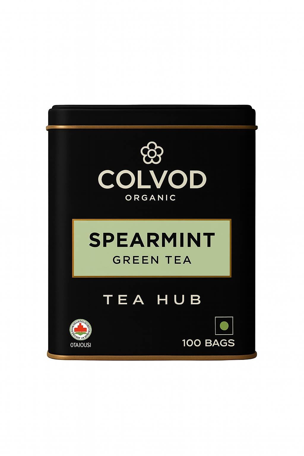 Volcod Tea - Helps With Hormonal Imbalance, Facial Hair, And Pcos | Spearmint Tea Bags (100 Tea Bags - 1 Month Pack) Volcod Tea - Helps With Hormonal Imbalance, Facial Hair, And Pcos | Spearmint Tea Bags (100 Tea Bags - 1 Month Pack)