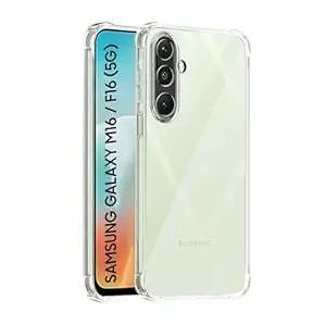 Omt Shockproof Transparent Back Cover for Galaxy M16 / F16 5G