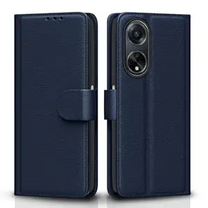 Omt Oppo F23 5G Flip Cover Leather Finish |