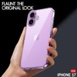 Ultra-Hybrid Shockproof Back Cover Case for iPhone 17 | Camera Protection Bump | Hard Back Cover (PC & TPU, Transparent)