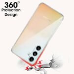Omt Back Cover Comfortable for Samsung Galaxy F35 5G Transparent
