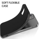 Silicone Back Cover Case for iPhone 14 Plus | Soft Micro-Fibre Lining Inside | Camera Protection Bump | Shockproof Back Cover (Silicone, Black)