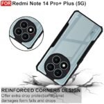 Omt Transparent Case for Redmi Note 14 Pro+ Plus (5G)