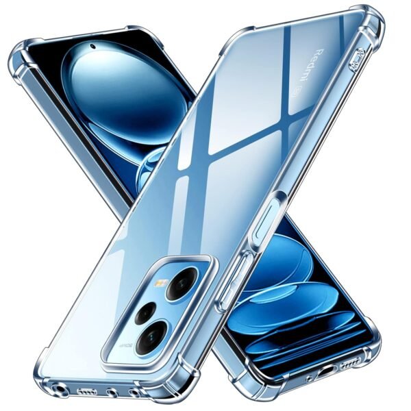 Omt Transparent Case with Camera Protection for Redmi Note 12 Pro 5G