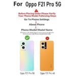 Omt Flip Cover Back Case for Oppo F21 Pro 5G