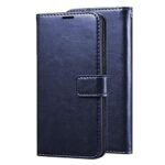 Omt Flip Cover for vivo Y28e 5G (Navy Blue)