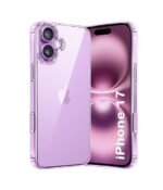 Ultra-Hybrid Shockproof Back Cover Case for iPhone 17 | Camera Protection Bump | Hard Back Cover (PC & TPU, Transparent)
