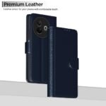 Omt Flip Cover for Vivo Y39 5G Leather Finish