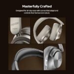 Noise Master Buds Max, Sound by Bose Wireless Over-Ear Headphones with Segment Leading Adaptive ANC, Dynamic EQ, LHDC 5.0, Upto 60H Playtime- (Onyx)