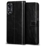 Omt Flip Cover Back Case Cover for Oppo A78 5G (Flexible | Leather Finish |