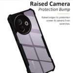 Omt Vivo Y39 5G Transparent Back Case with Black Bumper