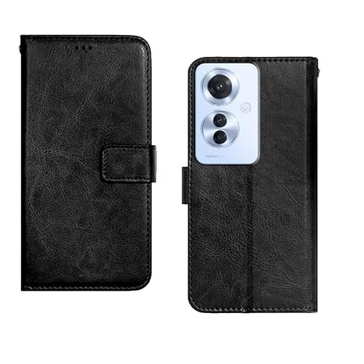 Omt Oppo F25 Pro 5G 5G Flip Cover | Premium Leather Finish Flip Cover