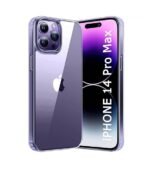 Ultra-Hybrid Shockproof Back Cover Case for iPhone 15 | Camera Protection Bump | Hard Back Cover (PC & TPU, Crystal Clear Back, Transparent Sides)