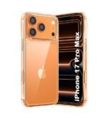 Ultra-Hybrid Shockproof Back Cover Case for iPhone 17 Pro Max | Camera Protection Bump | Hard Back Cover (PC & TPU, Transparent)
