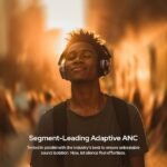 Noise Master Buds Max, Sound by Bose Wireless Over-Ear Headphones with Segment Leading Adaptive ANC, Dynamic EQ, LHDC 5.0, Upto 60H Playtime- (Onyx)