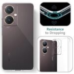 Omt Vivo Y27 Transparent Flexible Back Case with Camera Protection