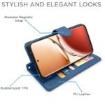 Omt Flip Case for Oppo F27 Pro Plus 5G (Blue)