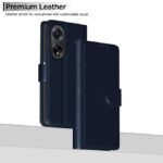 Omt Oppo F23 5G Flip Cover Leather Finish |