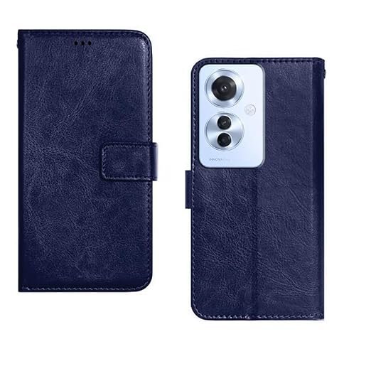 Omt Oppo F25 Pro 5G | Premium Leather Finish Flip Cover