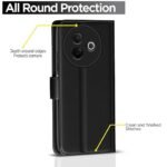 Omt Flip Cover for Vivo Y39 5G Leather Finish