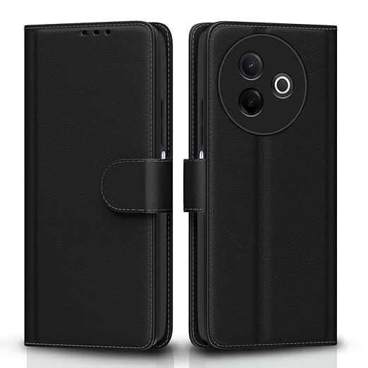 Omt Flip Cover for Vivo Y39 5G Leather Finish