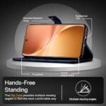 Omt Flip Cover Back Case Cover for Vivo V60 5G | V60e 5G