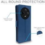 Omt Flip Case for Oppo F27 Pro Plus 5G (Blue)