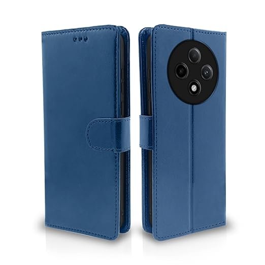 Omt Flip Case for Oppo F27 Pro Plus 5G (Blue)