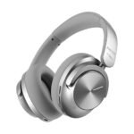 Noise Master Buds Max, Sound by Bose Wireless Over-Ear Headphones with Segment Leading Adaptive ANC, Dynamic EQ, LHDC 5.0, Upto 60H Playtime- (Silver)