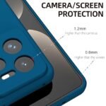 3 in 1 Combo Pack for Realme GT 7 Pro 5G – Silicone Blue (Back Cover + Camera Lens Protector + Tempered Glass)