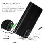 Omt Flip Cover Back Case Cover for Oppo A78 5G (Flexible | Leather Finish |