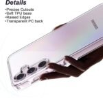 Omt Transparent Slim Soft Case with Camera Protection for Galaxy A55 5G
