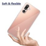 Omt Samsung Galaxy M36 5G Premium Transparent Soft Silicon Crystal Clear Back Cover