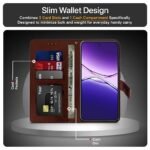 Omt Flip Cover Back Case Cover for Oppo F29 Pro 5G