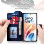 Omt Flip Cover Back Case Cover for Oppo A79 5G