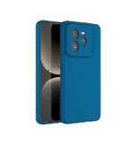 3 in 1 Combo Pack for Realme GT 7 Pro 5G – Silicone Blue (Back Cover + Camera Lens Protector + Tempered Glass)