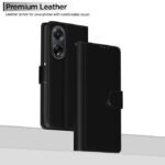 Omt Flip Cover for Oppo F23 5G| Leather Finish |