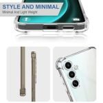 Omt Back Case Cover for Samsung Galaxy M35 (5G) (Transparent)