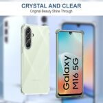 Omt Shockproof Transparent Back Cover for Galaxy M16 / F16 5G